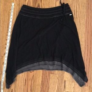 Alo Black Size S Skirt - Black with Gray